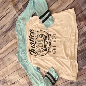 Justice Active Athl. Dept. shirt, sz 8